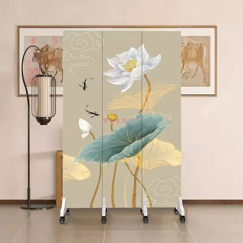 New Chinese screen anti-penetration partition living room bedroom household