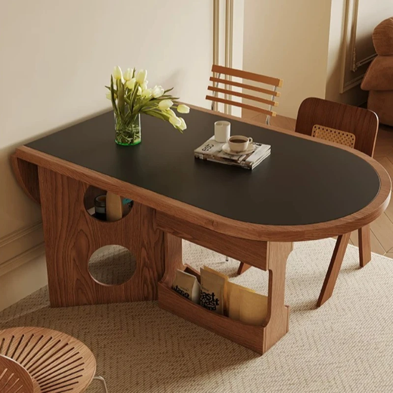 Vintage Storage Dining Table Folding Space Savers 4 Chairs Dining Tables Kitchen Minimalist Juegos De Comedor Home Furniture