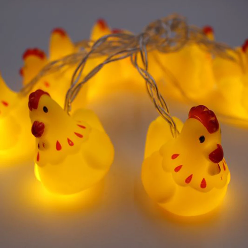 

1.8M Hen Shaped Light String Led Operated Decorative Night Light For Home Wedding Christmas Party No Batteries