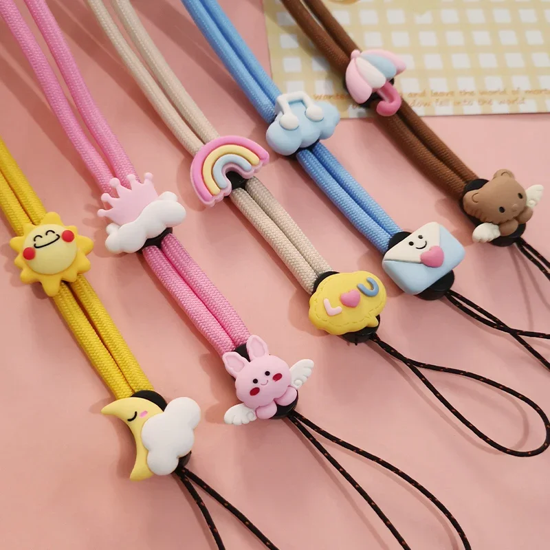 

Mobile Phone Lanyard Long Cartoon Pendant Lanyard Long Neck Doll Women's Cute Adjustable Pendant Universal Anti Loss Lanyard