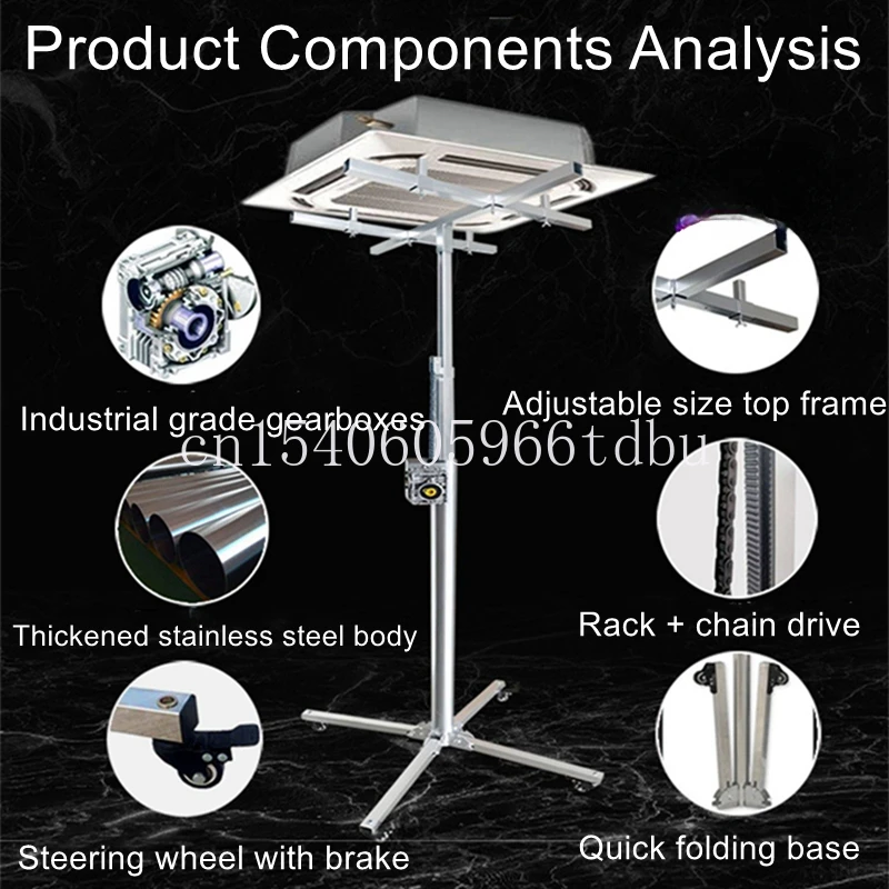 

Central air conditioning lifts internal unit air duct installation hanging cabinet installation tools bracket