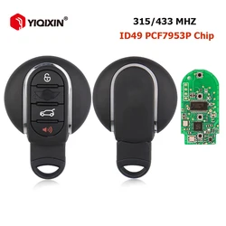 Inteligentny zdalny kluczyk do samochodu YIQIXIN 315/433MHz do BMW Mini Cooper Countryman F55 F56 2015 2016 2017 2018 2019 Chip ID49