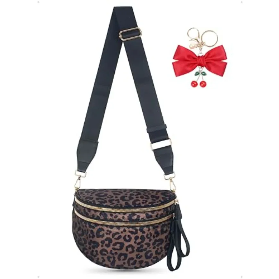 Bum Bag Crossbody Bag for Women Spacious Bum Bags Nylon Crossbody Fanny Packs Purse Belt Wallet Colour Bum Bag