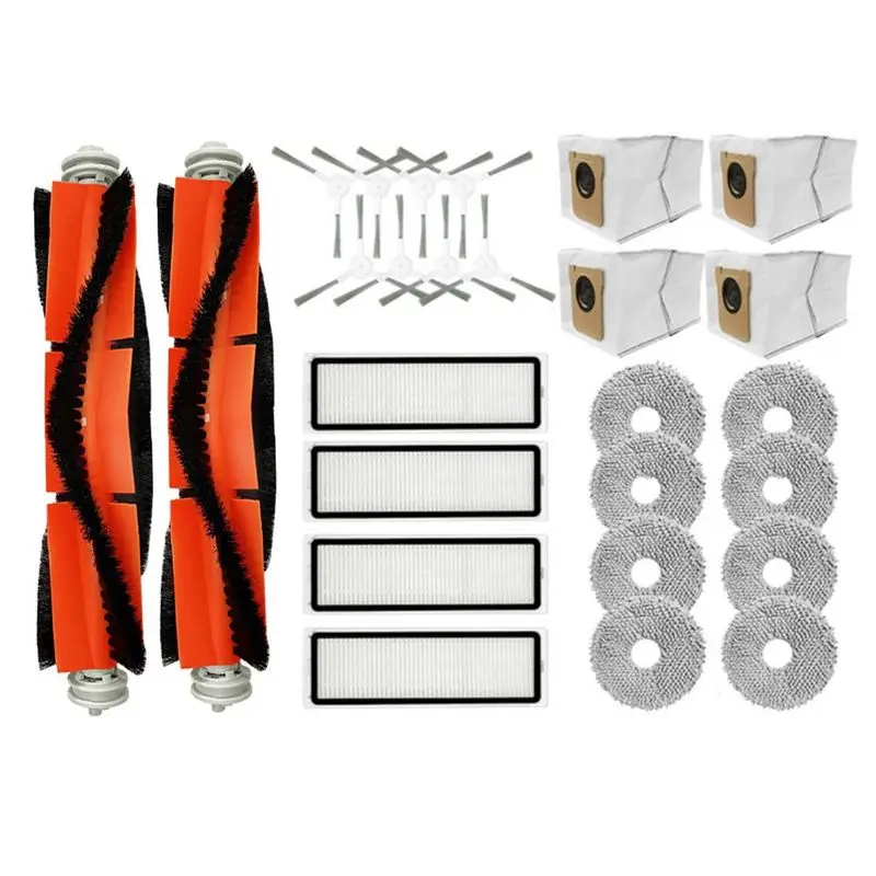 

Комплект сменных запчастей Priority-Lane 1Set для робота-пылесоса Xiaomi Mijia Omni 2 / C102CN / Omni 1S / B116: основная и боковые щетки, фильтр, насадка для влажной уборки