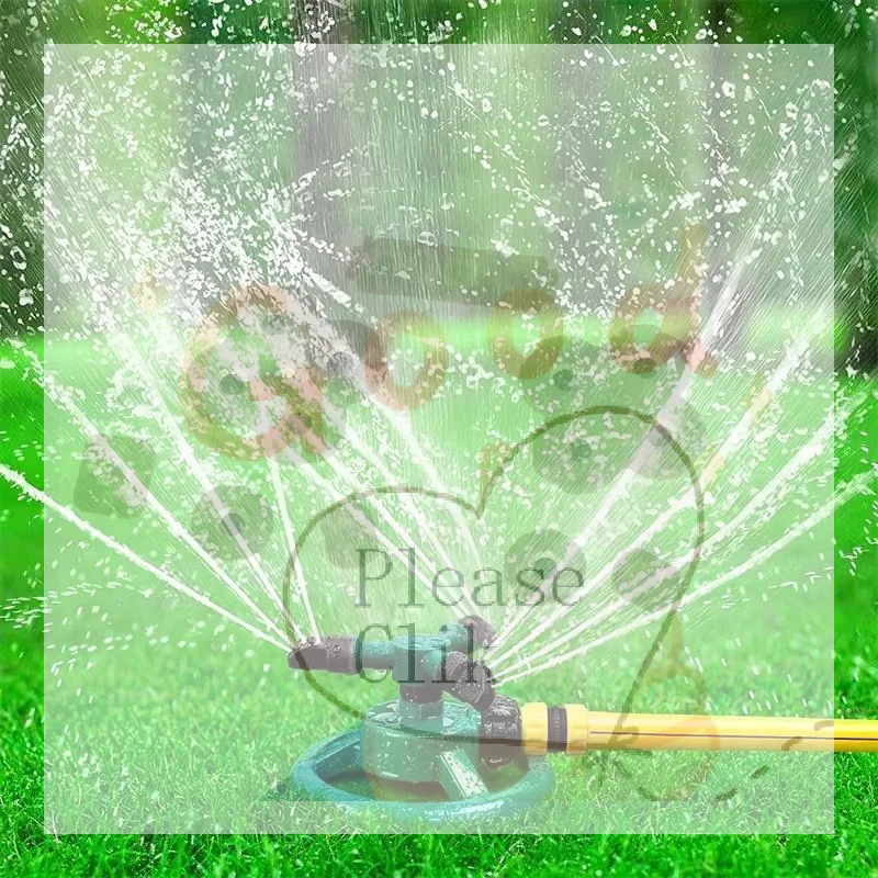 【HG】360 Degree Automatic Rotating Sprinkler Nozzle Water Spray Garden Lawn Irrigation Supplies