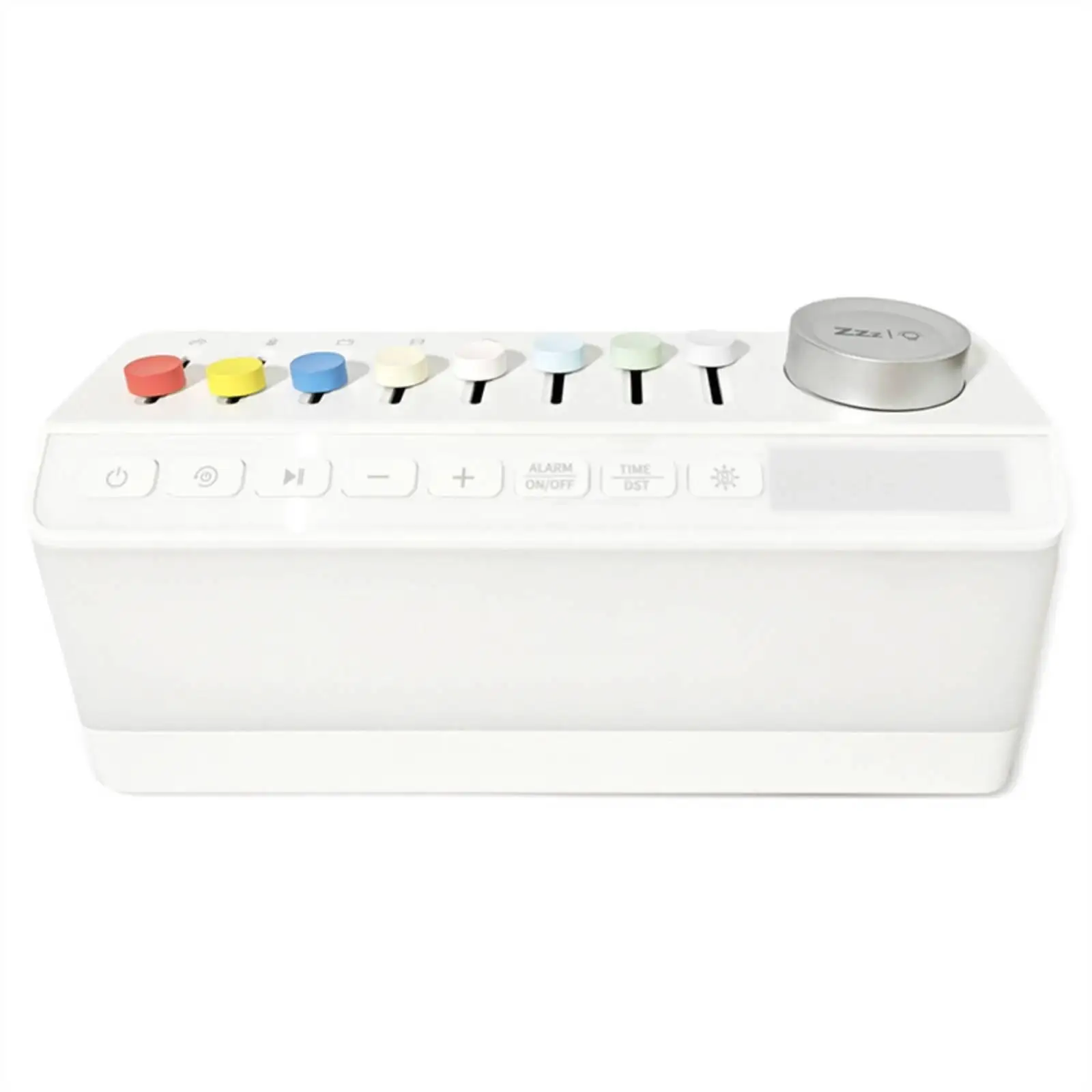 Bedside Sound Machine with Night Light Sounds Ambient Sound Machine with Digital Clock Multifunctional Portable Speaker with