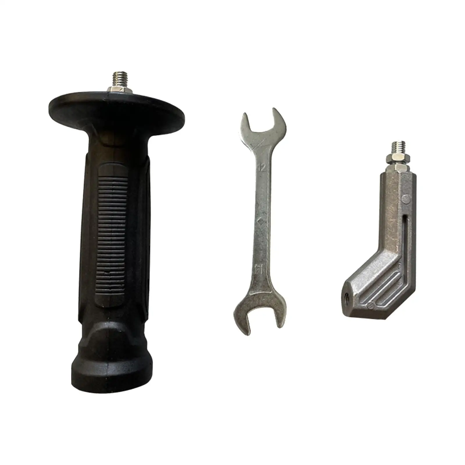 Angle Grinder Handle M8 Thread Durable Polisher Attachment Plastic Aluminum for Grinding Machine Set