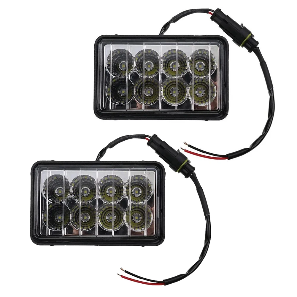 2X LED Backup Light 6661353 9829523 For Bobcat Skid Steer For Loader 553 753 853 S175 For S250 T250 Rear Work Lamp With Wiring H