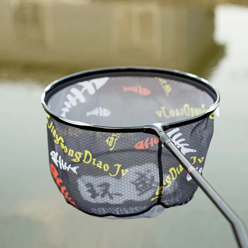 Cabeza de red de pesca de carbono, red de pesca antienredos, red de pesca profunda sólida de aleación de titanio ultraligera, accesorios para herramientas de pesca