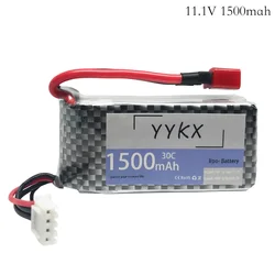 11.1 v 1500mAh 30C Ad Alta Potenza LiPo Batteria T/XT60/Spina 11.1 v 1500mah Lipo Ricaricabile batteria Per RC Auto Aereo Elicottero