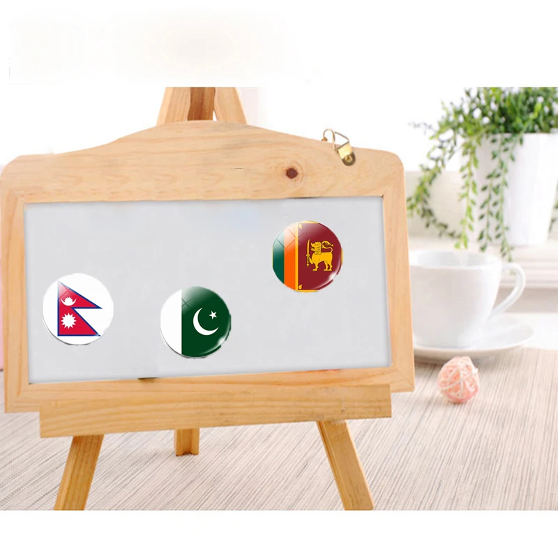 Republic Cyprus National Flag Fridge Stickers Magnet Bangladesh Bhutan India Maldives Nepal Pakistan Sri Lanka Magnets Decor