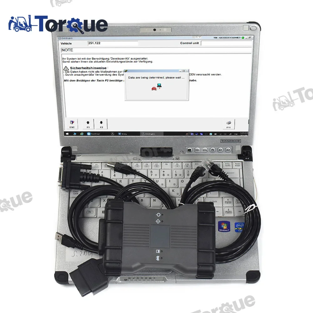 

New xentry Mb sd c6 truck tools with CF C2 laptop MB Star Multiplexer MB c6 Auto Car Diagnostic Scanner full set