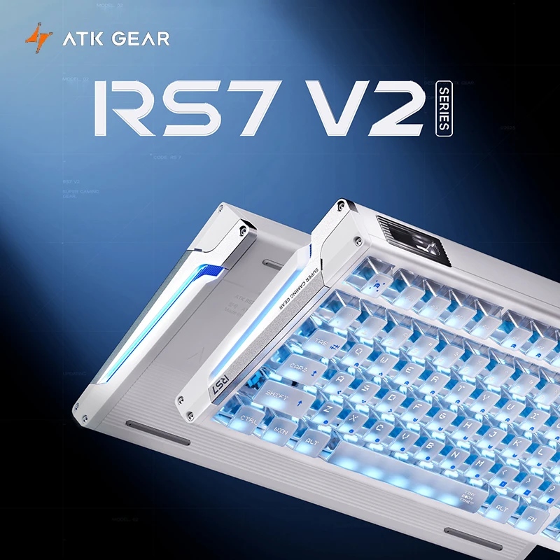 

ATK RS7 V2 All-Aluminum Magnetic Axis Keyboard Gaming Wired Connection High-Precision / Low-Latency Keyboard Gift for Boys