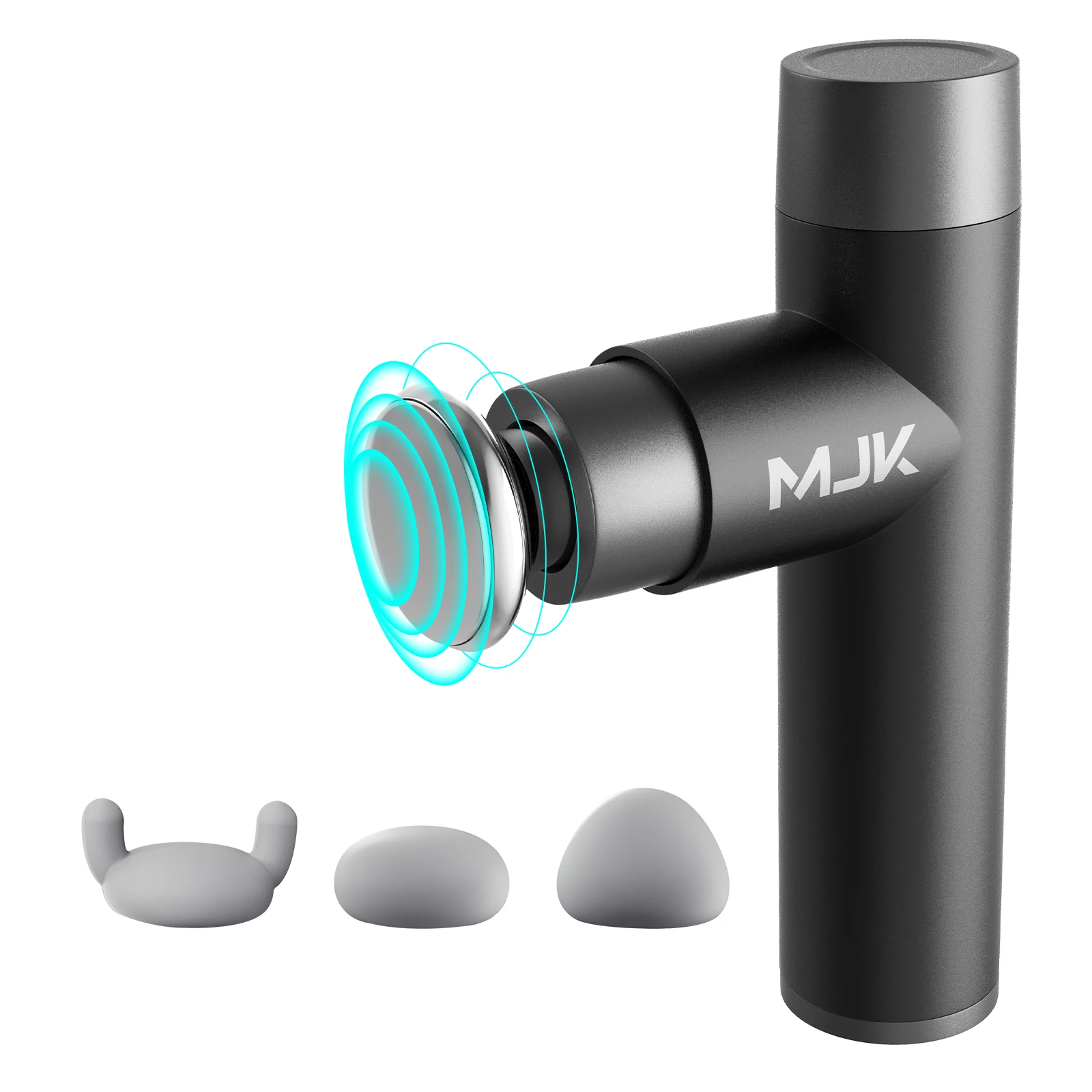 

Mini Massage Gun, Percussion Deep Tissues Muscle with Heat, Portable Full-Metal Massage Gun with 3 Interchangeable Heads, Gifts