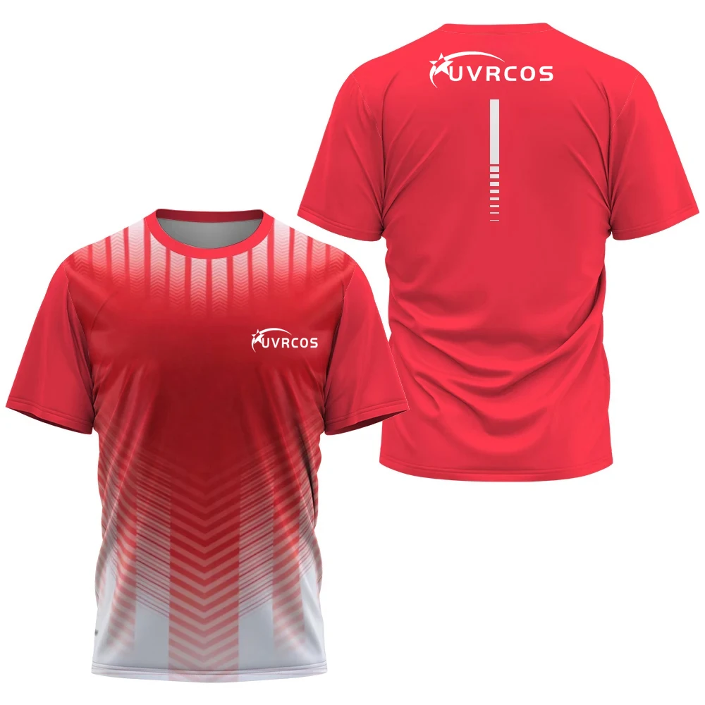 Funny 3D Letter Print T Shirt For Men Fashion Tennis Badminton Sportswear Casual O-neck Short Sleeve Tops Summer Loose T-shirts