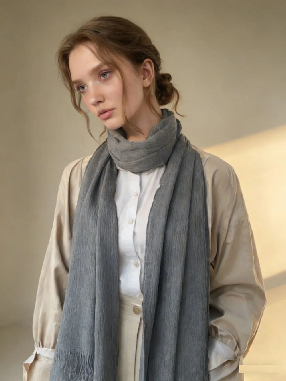 

Fashion Women Wrinkled Viscose Long Scarf 200*90CM Headscarf Women Tassel Shawls Wrap Turban Bandanas Headband Turbante Mujer