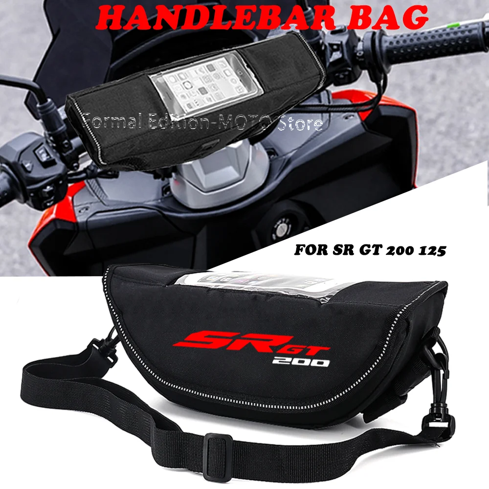 

Motorcycle Handlebar Bag for Aprilia SR GT 125 SR GT 200 2022- Accessories Portable Waterproof Phone Bags