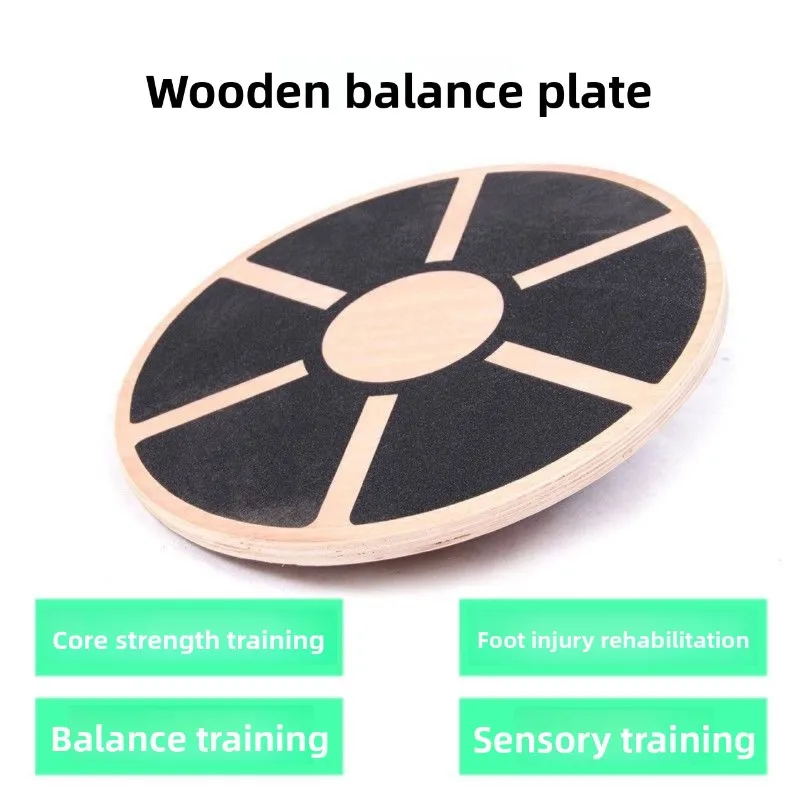 two-way-square-wooden-balance-board-round-balance-artifact-ankle-strengthening-trainer