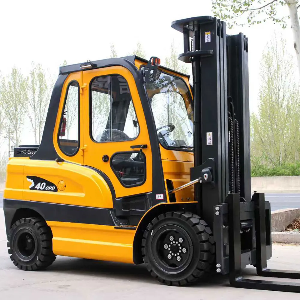 CE/ISO certification 2 3 tons, lifting height 3M small balance forklift, station forklift, electric forklift