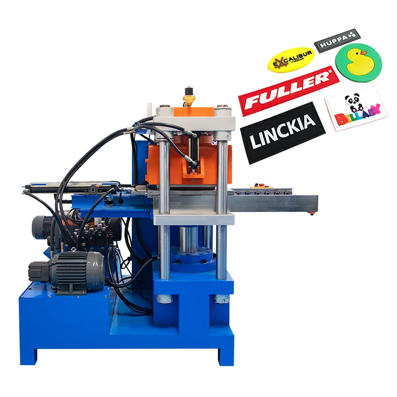 Automatic 50T Silicone Craft Vulcanizing Press Vacuum Heat Pressing Machine For Making 2D 3D Patch Trademark