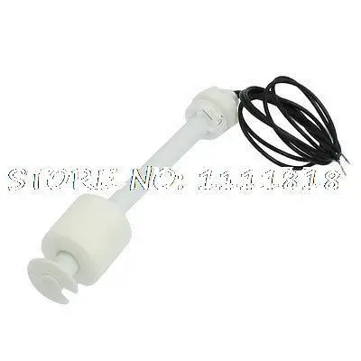 Tank Liquid Water Level Sensor Vertical PP Float Switches Black White