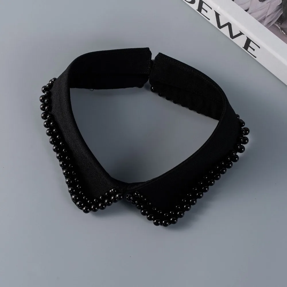 

Модный жемчужный воротник-накладка, элегантный съемный воротник, минималистичный аксессуар для женской рубашки премиум-класса