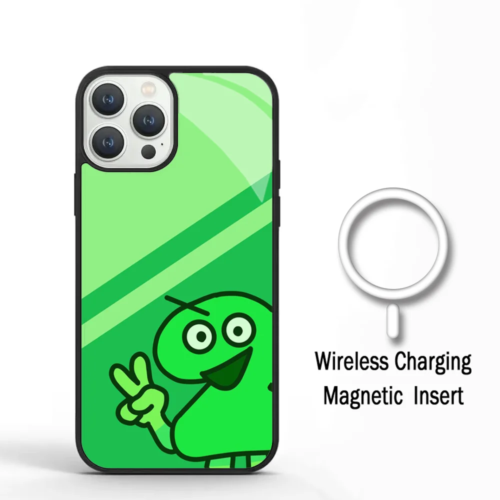 Bfdi Battle For Dream Island Phone Case For IPhone 11 12 13 14 15 Plus Pro Max Mirror Cover For Magsafe Wireless Charging