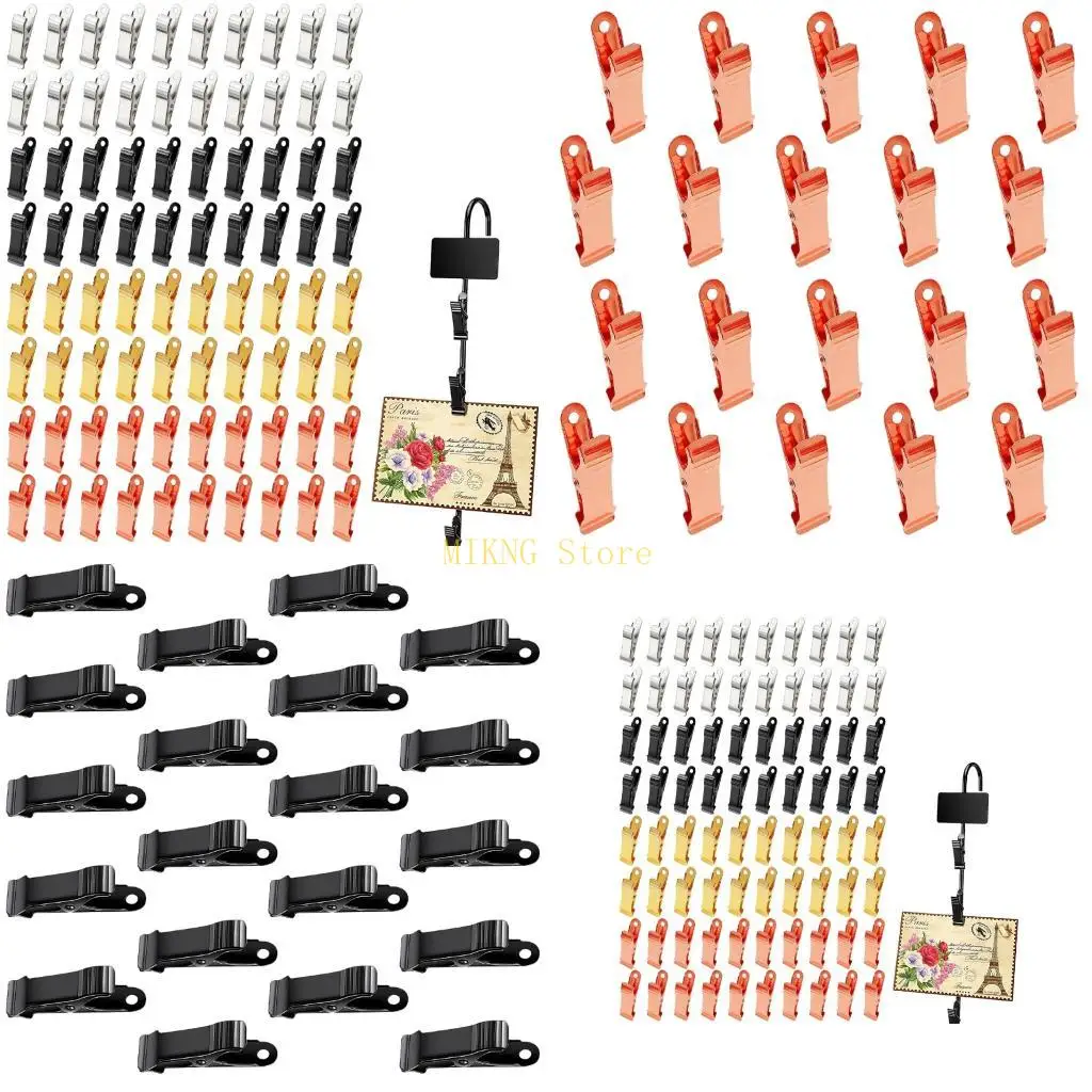 

20Pcs Professional Reverse Document Clip Heavy Duty Metal Reverse Clamp For Household Improvement Woodworking Project best sale