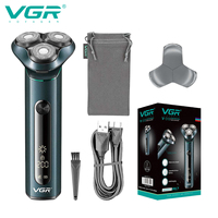 VGR 310 Electric Shaver Rotary 3D Floating Razor Waterproof Men's Shaving Machine Professional Beard Trimmer USB Rechargeable
