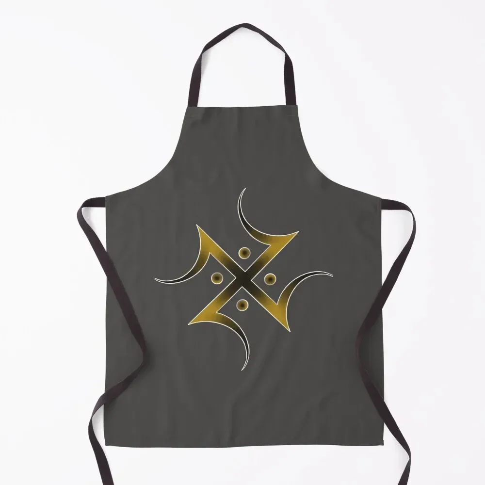 

Sayagata swastika Buddhist svastika Apron Waiter Uniforms kitchen girl Things For Home And Kitchen Apron