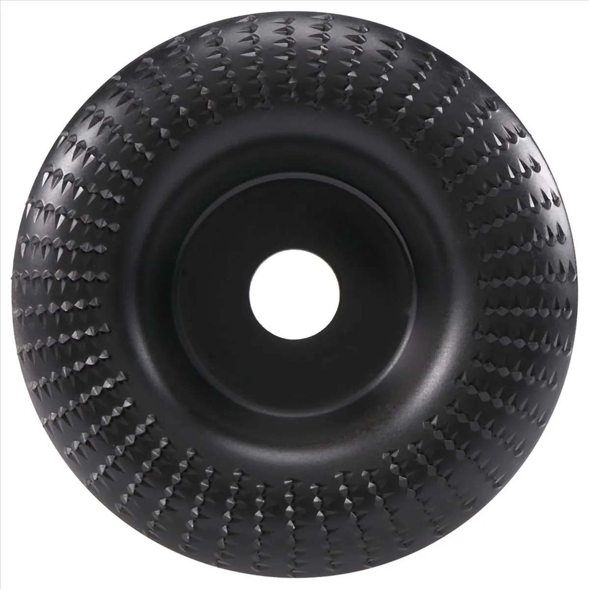 HITL Grinder Wheel Disc 4 Inch Wood Shaping Wheel, Wood Grinding Shaping Disk for Angle Grinders with 5/8inch Arbor