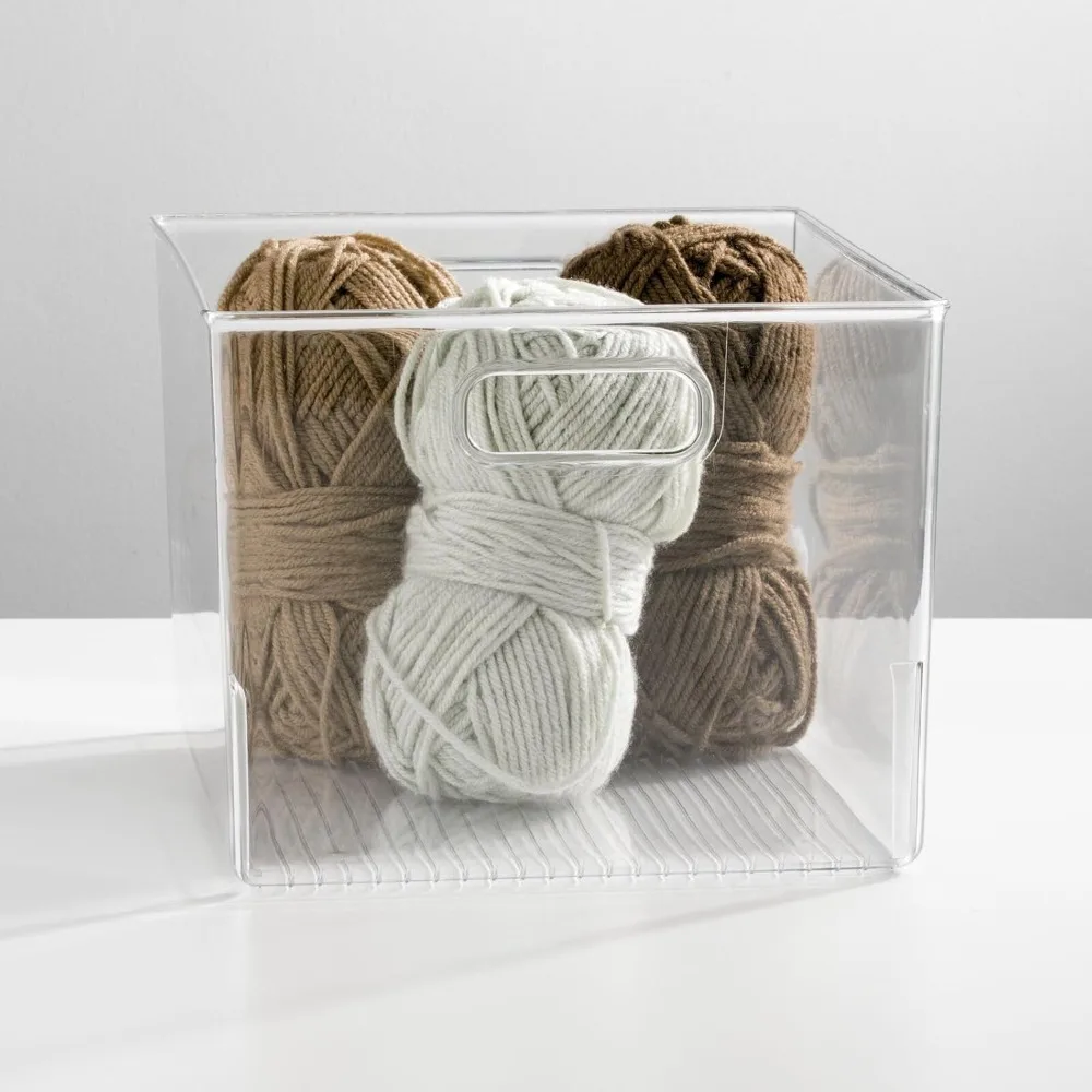 

MDesign Большой пластиковый органайзер для хранения, контейнер-контейнер, домашняя организация для шкафа, стойки, ящика, кабинета, шкафа