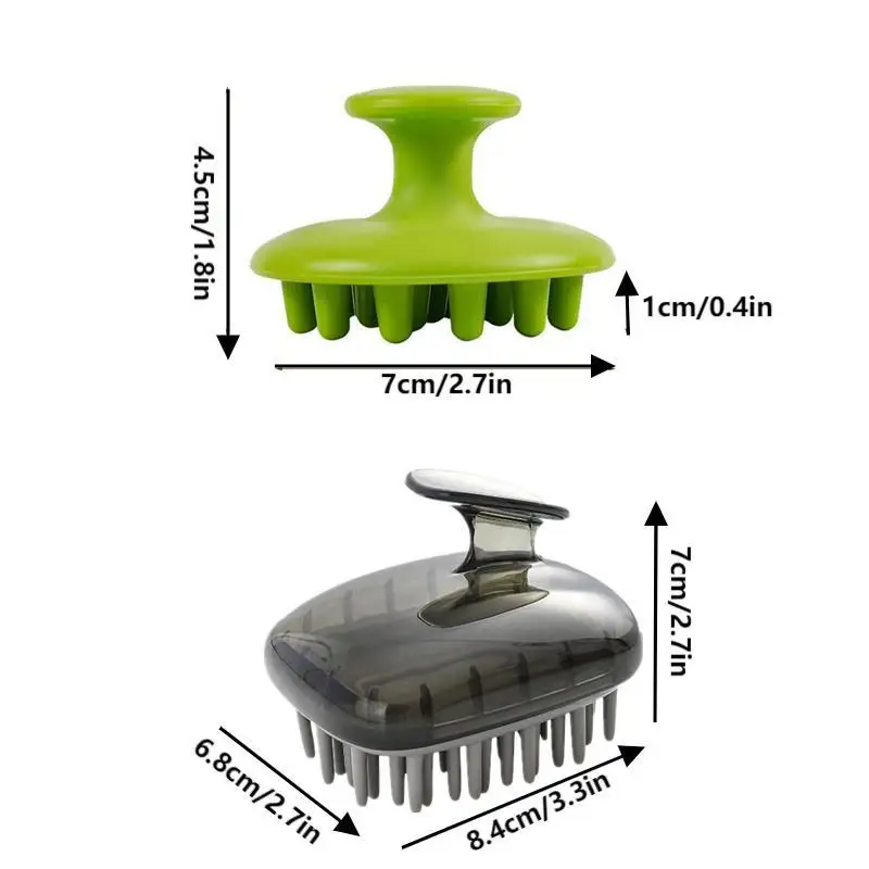 سيليكون شامبو فروة الرأس مدلك الشعر شامبو تدليك مشط حمام تدليك فرشاة فروة الرأس مدلك الشعر فرشاة اغتسال مشط أداة العناية
