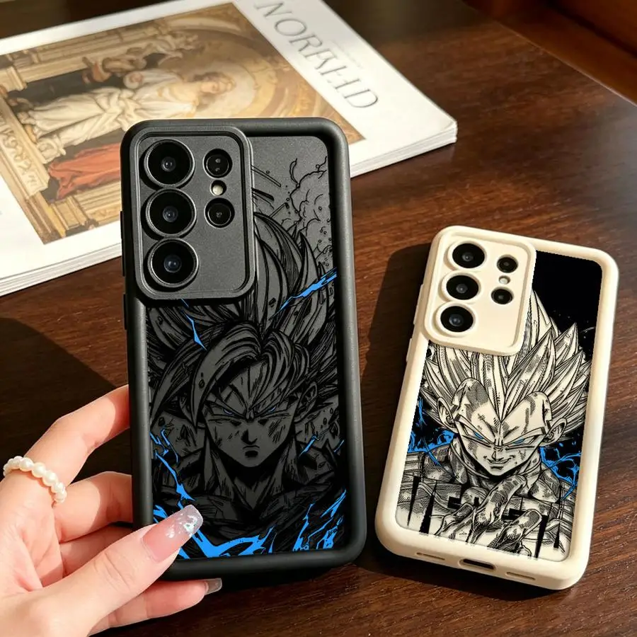 Anime Ball Goku Phone Cover Case for Samsung Galaxy S26 Ultra S23 FE S20FE S25 Edge S21 S25 S22 S24 Plus S24Ultra