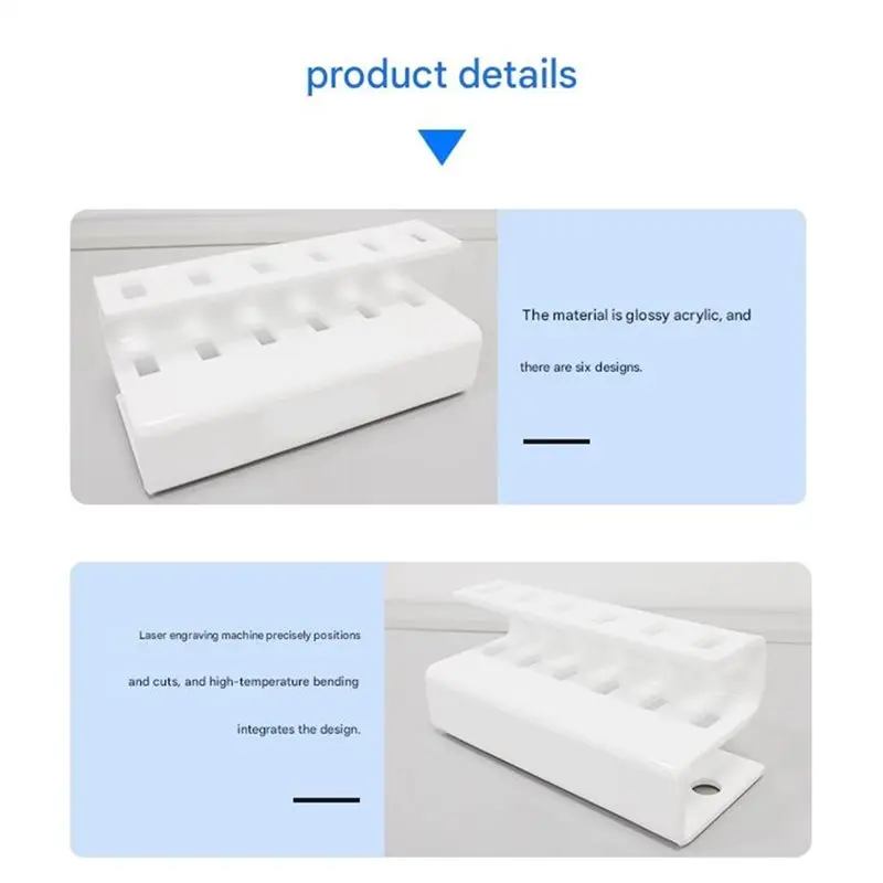 Ophthalmic Flipper Stand Storage Rack Holds 6 Pcs Flippers(Flipper Units Not Included) Optical Stand Holder Flipperstand-AA26