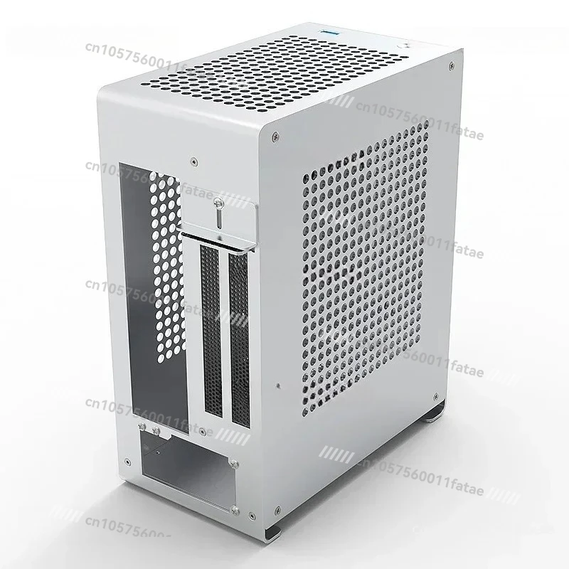 1U Power Supply Portable Backpack Host, A1p All Aluminum Simple A4 ITX Mini Chassis Single Monitor