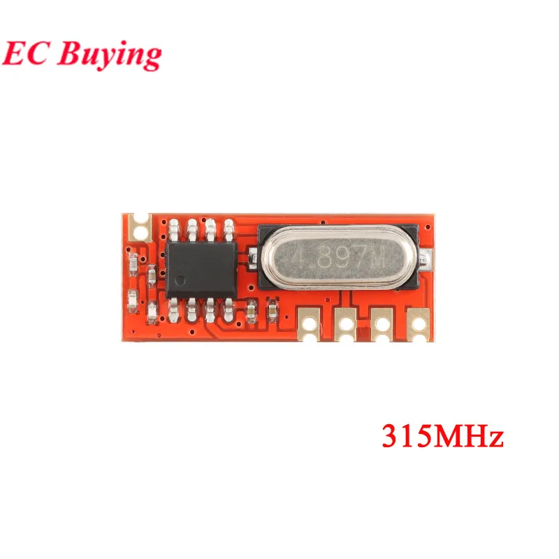 1Pc-10Pcs 315MHz 433MHz Wireless RF Remote Control Receiver Module ASK Modulation High Sensitivity Long Distance 100m Smart Home