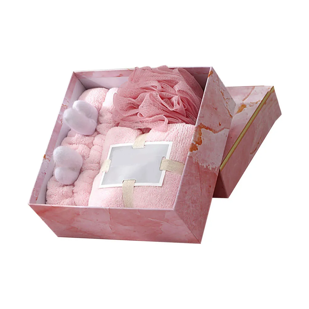 

Набор: резинка для волос, аксессуары для личной гигиены, быстросохнущее впитывающее полотенце для лица, мочалка для детей, для дома, путешествий, школы