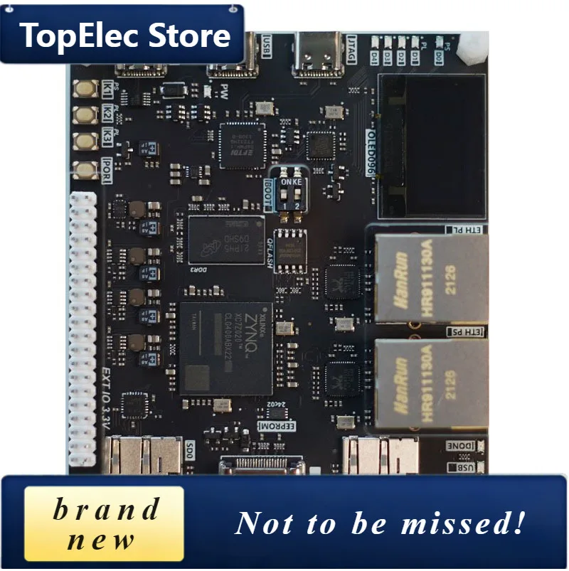 TopElec Educational Pocket Development Board FPGA ZYNQ7000 XC7Z010 XC7Z020 On-board Programmer HDMI-compatible Gigabit Ethernet
