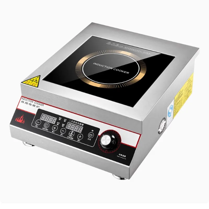 Commercial induction cooker 5000w flat high-power induction cooker 5kw commercial stove timed genuine restaurant stove commercia