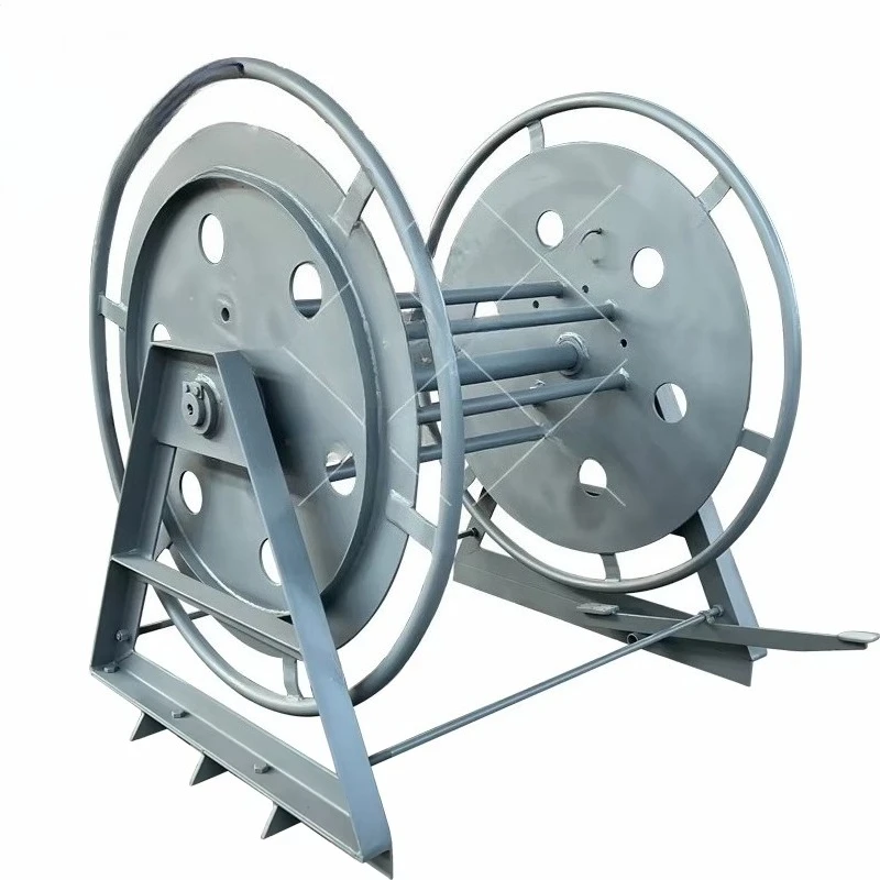 f4New Manual Steel Wire Reel for Marine Mooring Hardware Accessory