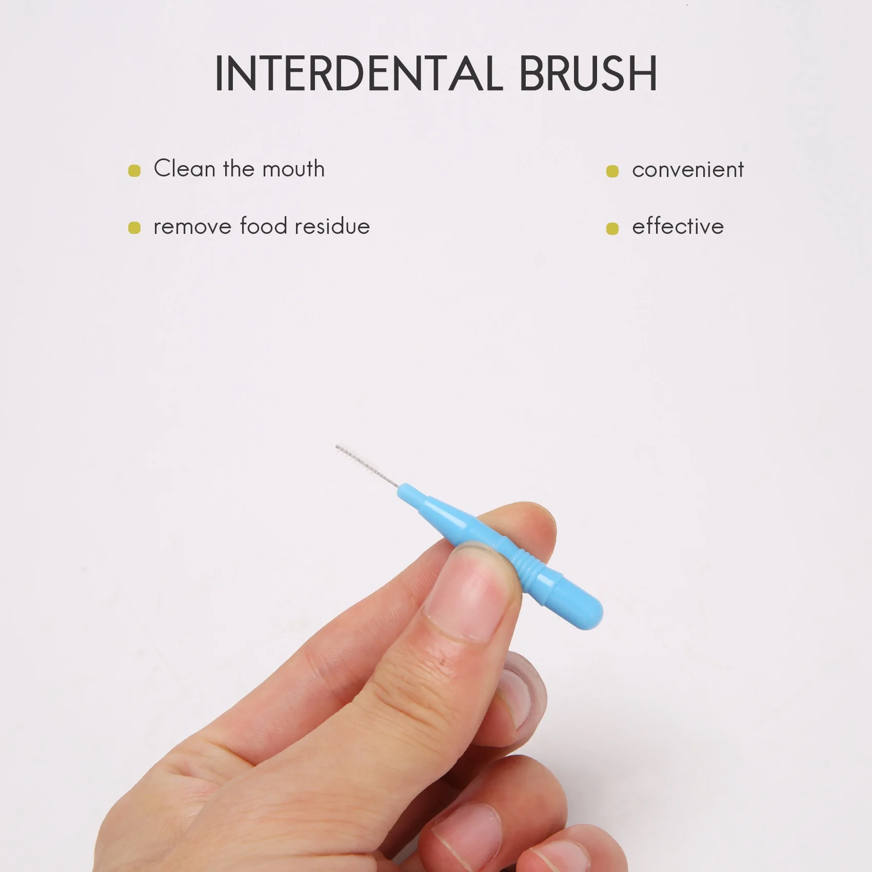 HIM-100Pcs Межзубная щетка для зубов Мягкие наборы Зубная нить Межзубная щетка Заправка Чистящие средства для зубочисток