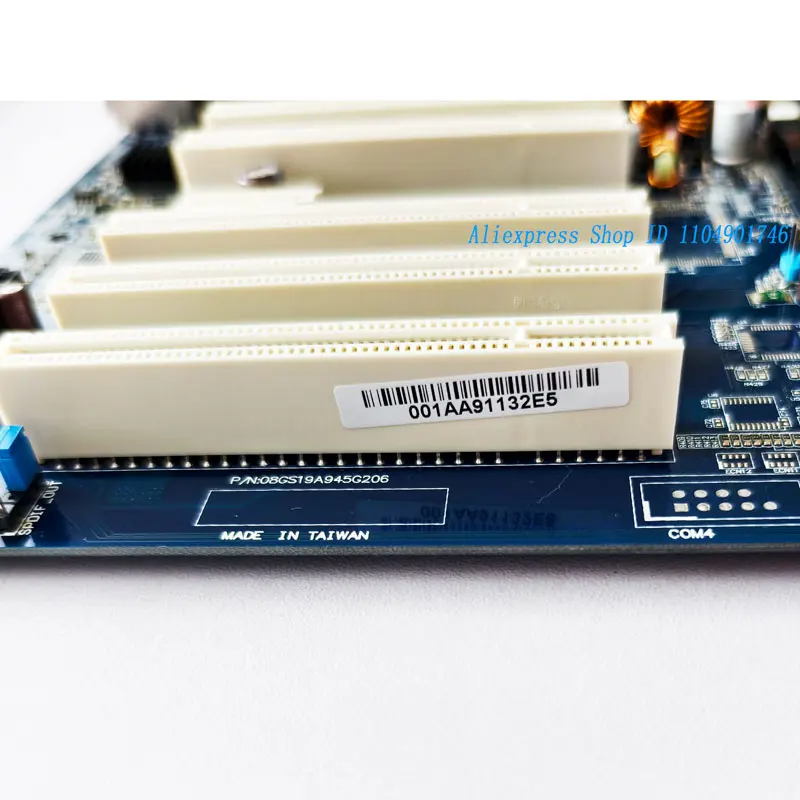 Suitable for the AIBM-763VG industrial control motherboard with network port and 775-pin interface. 08GS19A945G206. In stock.
