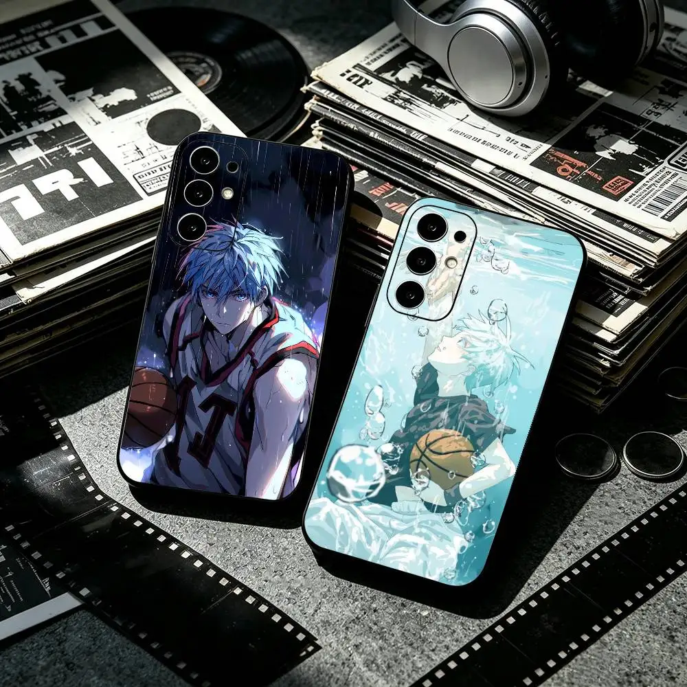 Anime K-Kuroko Basketball  Black Phone Case for Samsung S25 24 23 22 21 20 30 Ultra Plus Fe Note 10 5G Cover