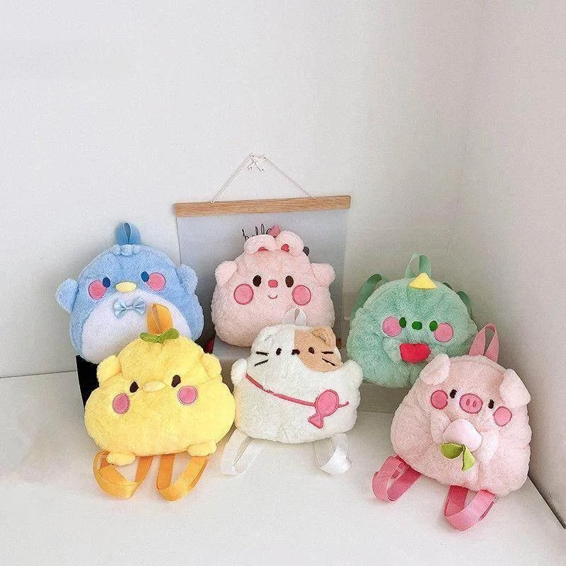 

Cute Plu Bapa for Children Outdoor Travel Girls Boys Bapa Comfortable oulder Straps Soft EVA Material