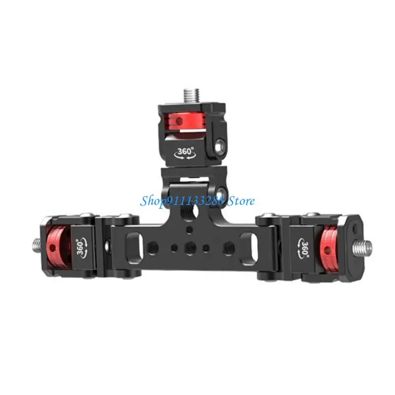 G88D قابلة للتعديل الكاميرا حامل حامل 1/4inch لميكروفون LED للهاتف Action Phone