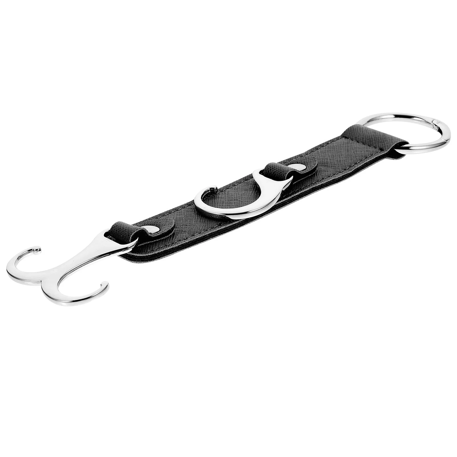 

Multifunctional Car Headrest Hooks Black Purse Holder Clothes Umbrella Bag Organizer Compatible Easy Installation