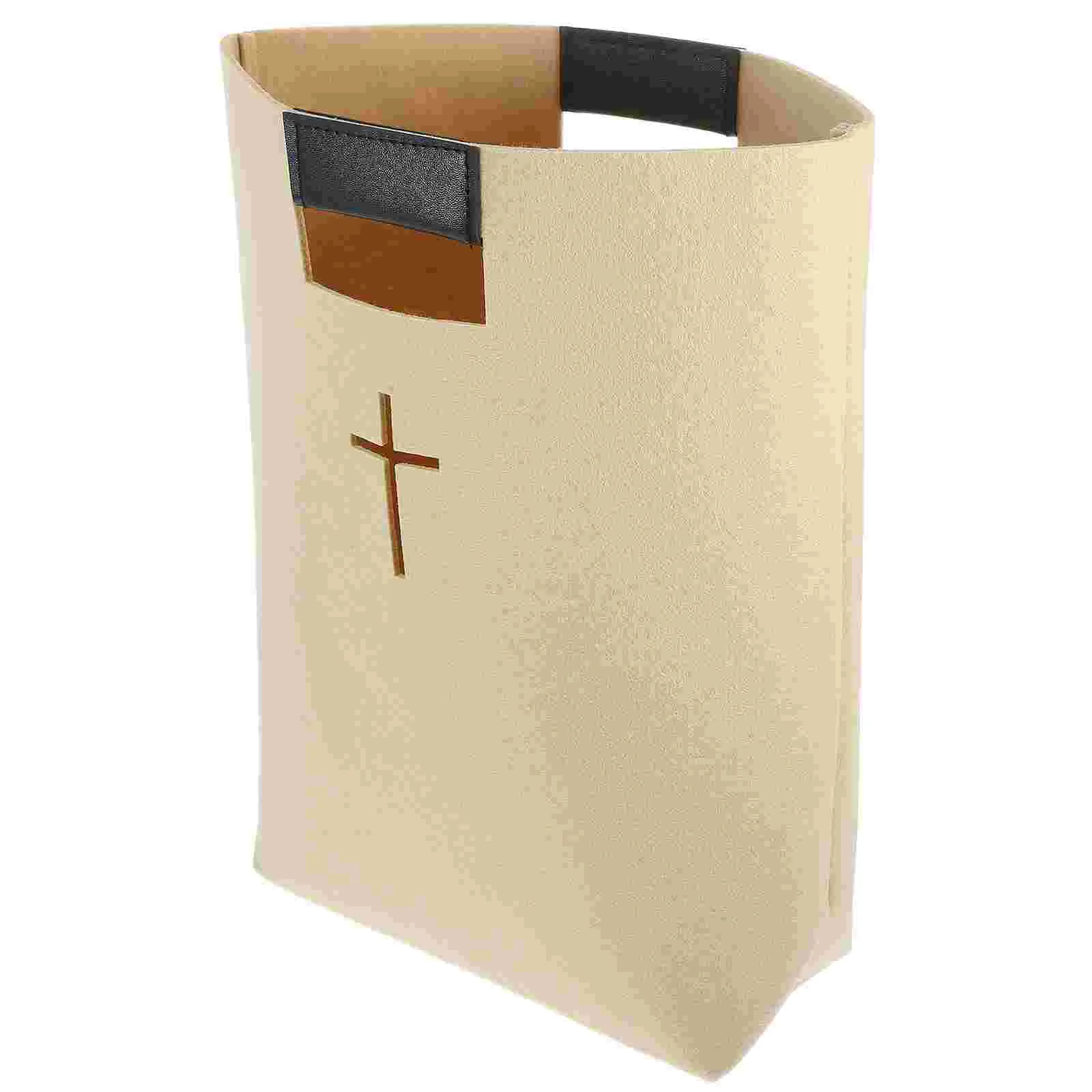 

Bible Storage Bag Tote With Pockets Grocery Church Study Pouch Book Shopping Suitcase Organiser Bags