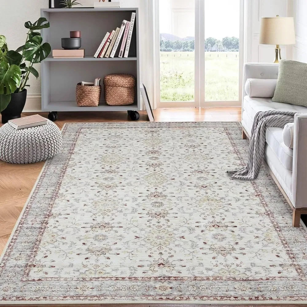 Non-shedding Carpet in the Living Room Large Area Boho Style Decoration Home Decorations Useful Things for Home Floor Carpets