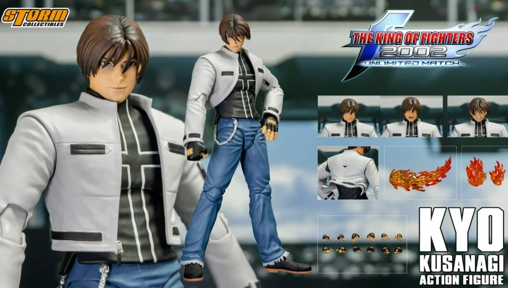 KOF Storm Toys The King of Fighters 98 Kyo Kusanagi Action Figure Iori Yagami Figurine Model Collection Toys Decoration Toy Gift